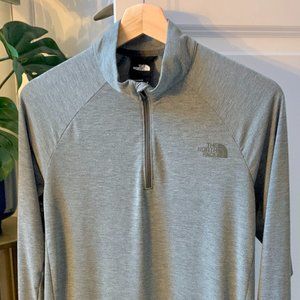 The North Face Wander Quarter Zip – Mineral Grey Heather